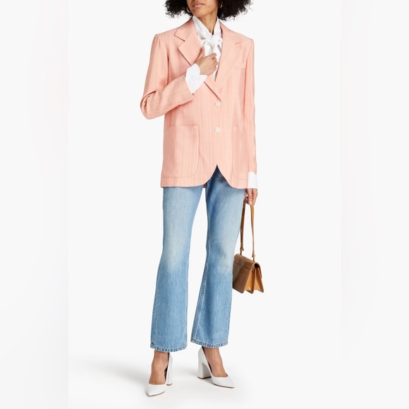 SANDRO ~ Nathalie jacquard Oversized blazer - Picture 7 of 17